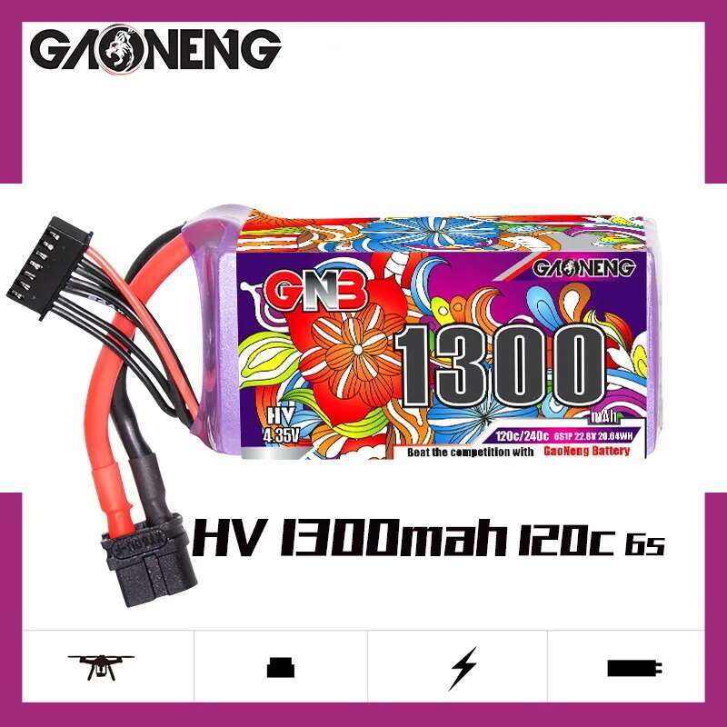 2Pcs GNB 6S Lipo Battery 22.8V - Drone Battery 6S review and price