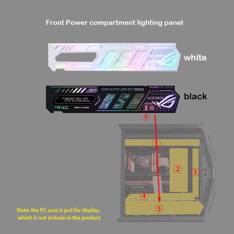 Laser Engraving ARGB Lighting  - Holy Stone Drone Hs440 review and price
